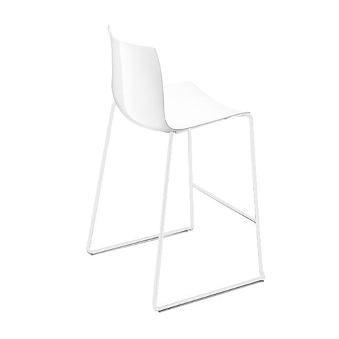 Catifa 46 0474 Bar Stool Low Unicolour White